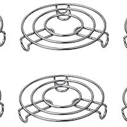 Cooker Steamer Rack Table Ring Set, Hot Pot Stand, Trivet Stand Cookware Tool Glossy Trivet-8