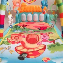 Combo Baby Piano Gym Mat with Light-Up Toys & Rattle Set-7