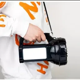 glowish 500M RANGE LED TORCH FOR FARMERS,SECURITY PURPOSE SEARCHLIGHT +EMERGENCY LIGHT Torch image 2