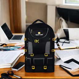 houseofcommon BLACK GREY rucksack TREKKING BAG_HB064 Rucksack - 60 L-picture-47