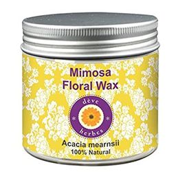Deve Herbes Pure Mimosa Floral Wax 100% Natural Therapeutic Grade - 100 g-36
