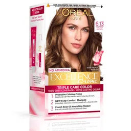 LOreal Paris Excellence Creme Triple Care Hair Color - Golden Brown 6.13 72ml+100g-33