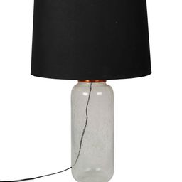 Grated Ginger Black Solid Contemporary Fizz Jar Table Lamp with Shade image 5