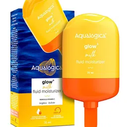 Aqualogica Glow+ Milk Fluid Moisturizer with Vitamin C & Papaya - 70 ml-image-4