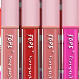 FOPE Set Of 4 Pout Perfect Smudge-Free Liquid Lipstick - 4 ml Each Shade - 02-04-07-08 image 2
