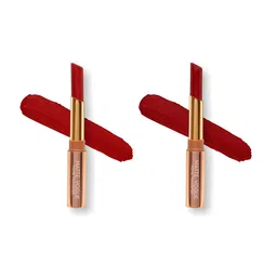 ME-ON Set of 2 Matte Vogue None-Transfer Lipsticks - Shade 02 & 03-15