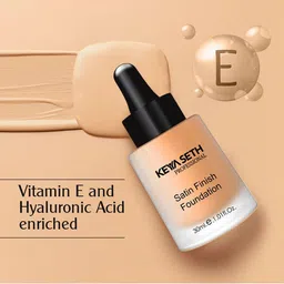 KEYA SETH Satin Finish Foundation 30ml - Shade 02 image 4