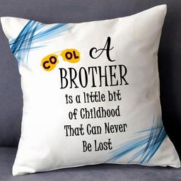 SKYTRENDS White & Black Typography Printed Satin Square Cushion Covers-44