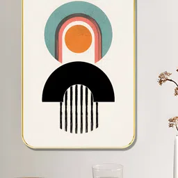 SAF White & Black 1 Piece Wood Other Wall Paintings-image-52