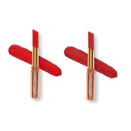 ME-ON Set of 2 Matte Vogue None-Transfer Lipsticks - Shade 05 & 07-4