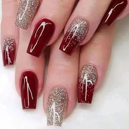 Vembley Maroon 24 Pcs Reusable Artificial Nails-image-19