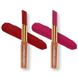 ME-ON Set of 2 Matte Vogue None-Transfer Lipsticks - Shade 06 & 08 image 2