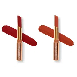 ME-ON Set of 2 Matte Vogue None-Transfer Lipsticks - Shade 06 & 15-10