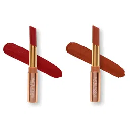 ME-ON Set of 2 Matte Vogue None-Transfer Lipsticks - Shade 06 & 16-31