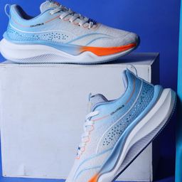 Columbus Men Mesh Lace-Ups Running Non-Marking Shoes-image-70