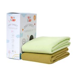 TIDY SLEEP Olive 2 Pieces Cotton Waterproof & Breathable Mattress Protectors-71