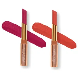ME-ON Set of 2 Matte Vogue None-Transfer Lipsticks - Shade 08 & 09 image 2