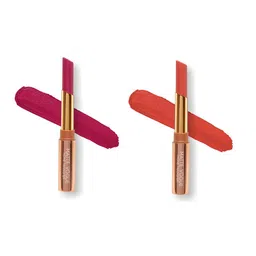 ME-ON Set of 2 Matte Vogue None-Transfer Lipsticks - Shade 08 & 18-6