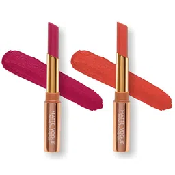 ME-ON Set of 2 Matte Vogue None-Transfer Lipsticks - Shade 08 & 18 image 2