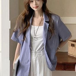 LULU & SKY Single-Breasted Causal Blazers-picture-43