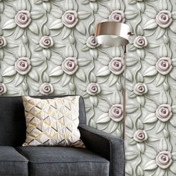 ArtzFolio Printed UV-Resistant Anti-Bacterial D Flowers Pattern Peel & Stick Wallpaper-image-76