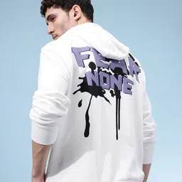 glitchez Typography Printed Relaxed Fit Hooded Sweatshirt-picture-41