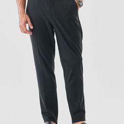 Snitch Men Striped Slim Fit Low-Rise Formal Trousers-picture-33