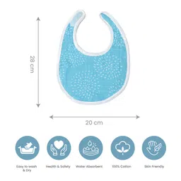 TIDY SLEEP Infants Pack Of 5 Assorted Bibs image 3