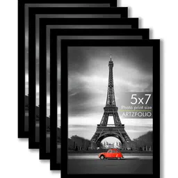 ArtzFolio Black 5 to 7 Pieces Wood Wall Photo Frames-image-90