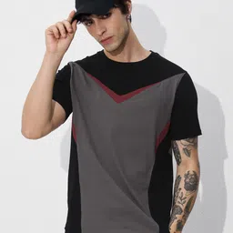 The Souled Store Men Colourblocked T-shirt-image-27