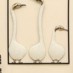vedas Mystic Indiana Black & Off-White Zenith Birds Wall Decor-image-52