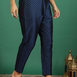 Sangria Self-Design Regular Trousers-image-66