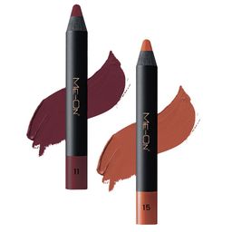 ME-ON Photoface Set Of 2 Non Transfer Lip Crayon Lipstick 3.6g Each - Shades 11 & 15-8