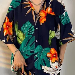 StyleCast x Revolte Men Boxy Opaque Printed Casual Shirt-image-14