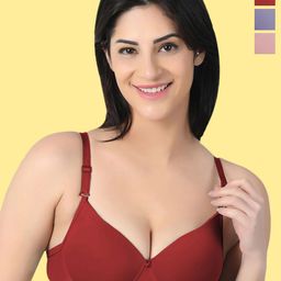 Arc de Shapes Bra Half Coverage Heavily Padded-3