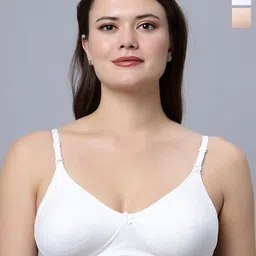 In Care Pack Of 2 Pure Cotton Underwired Full Coverage T-shirt Bra-image-27