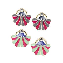 fabula Set Of 2 Floral Shaped Studs image 3