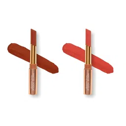 ME-ON Set of 2 Matte Vogue None-Transfer Lipsticks - Shade 16 & 18-4