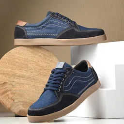CARLO ROMANO Men Suede Sneakers-image-18
