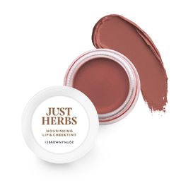 Just Herbs Enriched Lip & Cheek Tint 13 Browny Nude-17