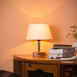 Pinecraft INTERNATIONAL Off White Table Lamp With Shade-38