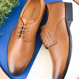 Alleviater Men Men Leather Formal Derbys-image-38