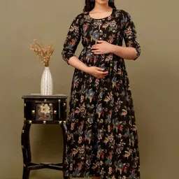 FASHION CLOUD Women Pure Cotton Maternity Kurtis-picture-1