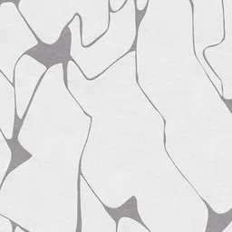 nestroots White & Grey Abstract Hand-Tufted Woollen Carpet-picture-2