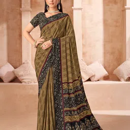 Pandadi Saree Ethnic Motifs Poly Crepe Sarees-image-62