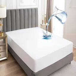 RRC White Terry Water Resistant Mattress Protector-picture-48