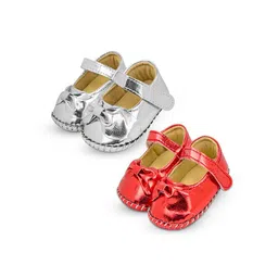 BAESD Girls Pack Of 2 Bow Detail Booties-14