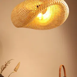 HABERE INDIA Unisex Beige Ceiling Lamps-53