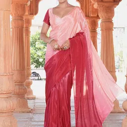 sanjana  silk SANJANA SILK Ready to Wear Saree with Blouse Piece-picture-0
