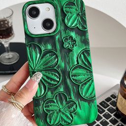 Luxury Kase Floral Printed iPhone 15 Plus Back Case Mobile Accessories-picture-35